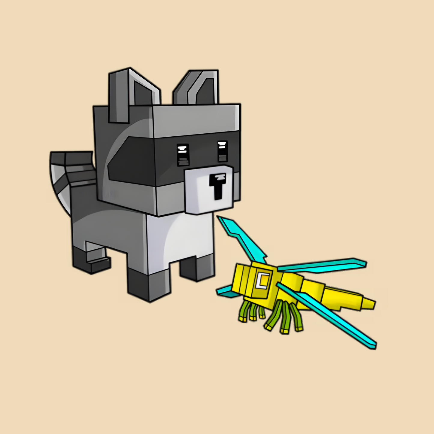 Raccoon + Dragonfly Bundle
