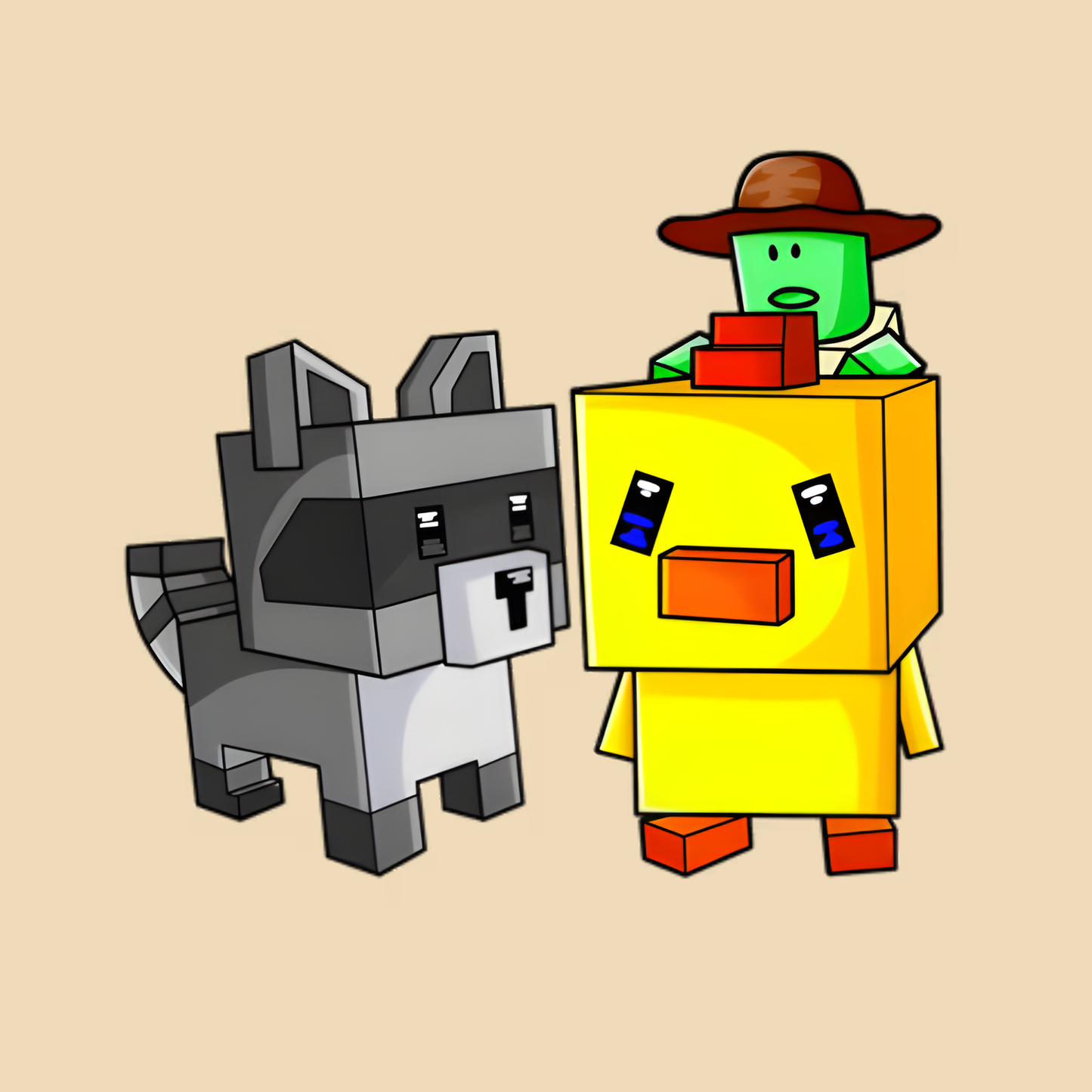 Raccoon + Chicken Zombie Bundle